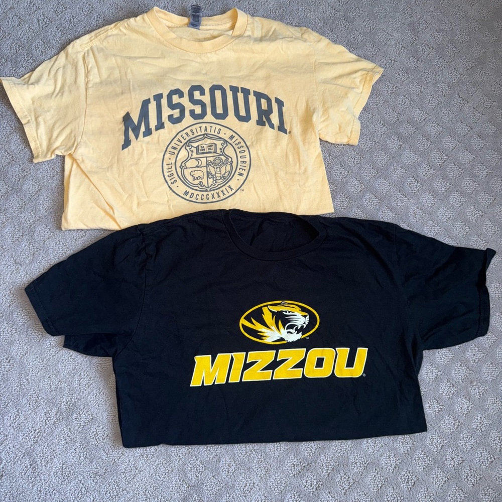 Mizzou T-Shirt Set - Black and Yellow